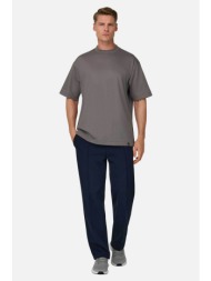 boggi milano ανδρικό παντελόνι regular fit - bo26p015901 μπλε navy