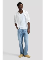 lee® ανδρικό τζιν παντελόνι πεντάτσεπο relaxed fit `haden` - 112370677 denim blue ανοιχτό