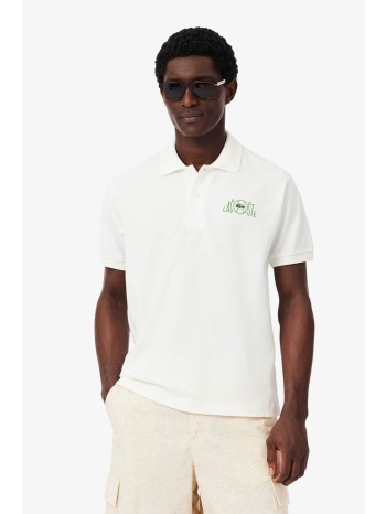 lacoste ανδρική μπλούζα πόλο πικέ με λογότυπο και tennis