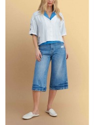 attrattivo γυναικείο denim βερμούδα - 9923094 denim blue
