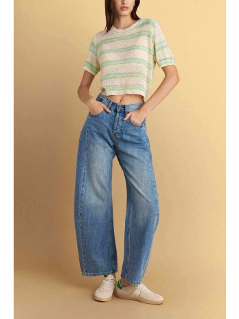 attrativo γυναικείο τζιν παντελόνι πεντάτσεπο loose fit 
