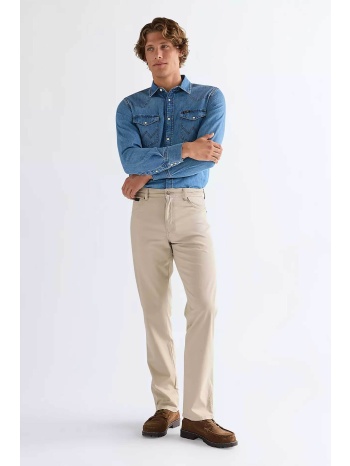wrangler® ανδρικό παντελόνι πεντάτσεπο straight fit `texas`