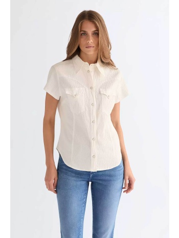wrangler® γυναικείο πουκάμισο structured slim fit `western`