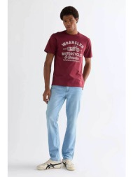 wrangler® ανδρικό τζιν παντελόνι πεντάτσεπο slim fit `texas` - 112377809 denim blue ανοιχτό