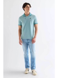 wrangler® ανδρικό τζιν παντελόνι πεντάτσεπο slim fit `texas` - 112378692 denim blue