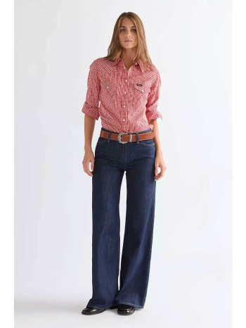 wrangler® γυναικείο τζιν παντελόνι πεντάτσεπο wide leg 