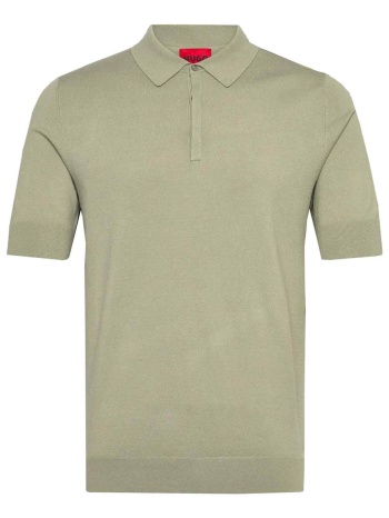hugo boss ανδρική μπλούζα πόλο μονόχρωμη regular fit σε προσφορά