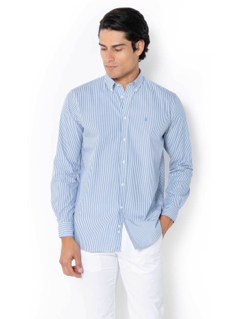 the bostonians ανδρικό πουκάμισο button down με ριγέ σχέδιο