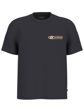 guess ανδρικό t-shirt με logo print regular fit 