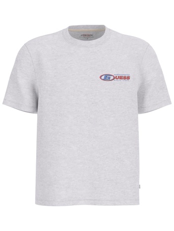guess ανδρικό t-shirt με logo print regular fit 