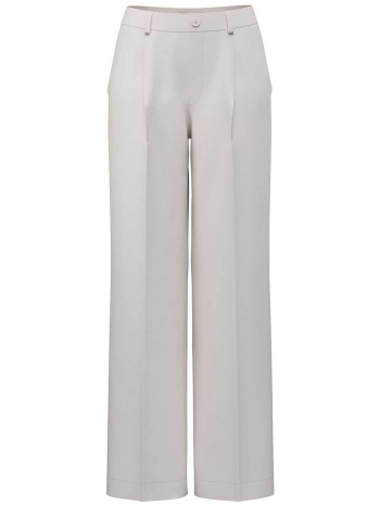 guess γυναικείο παντελόνι wide leg - w5bb44w4882 εκρού