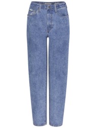 guess γυναικείο τζιν παντελόνι μom fit `g06` - w5ya0dd6331 denim blue