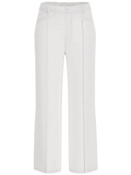 guess γυναικείο τζιν παντελόνι πεντάτσεπο straight leg `g08` - w6ra1hd6521 λευκό