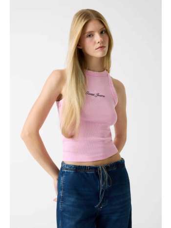 guess γυναικείο τοπ με λογότυπο regular fit - w6rp23ka0h1