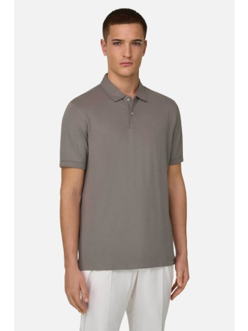 boggi milano ανδρική πόλο μπλούζα μονόχρωμη regular fit