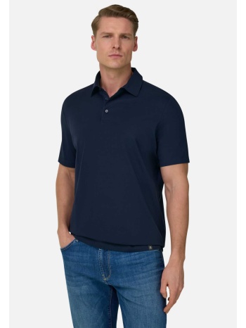 boggi milano ανδρική πόλο μπλούζα μονόχρωμη regular fit