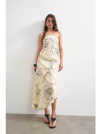 topshop γυναικεία μπλούζα στράπλες `scarlet` - 31000883