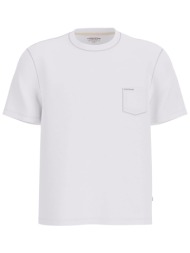guess ανδρικό t-shirt με τσέπη στο στήθος - m5ri74k8fq4 λευκό