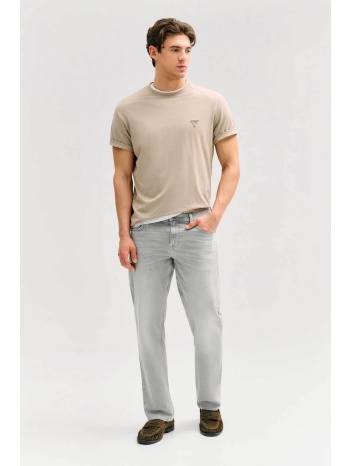 guess ανδρικό τζιν παντελόνι slim fit - m6ran2d0623 γκρι