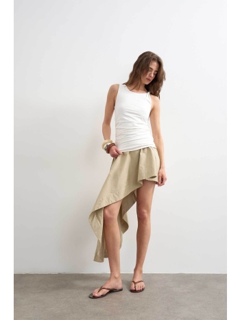 topshop γυναικείο τοπ αμάνικο `kia` - 31001080 λευκό