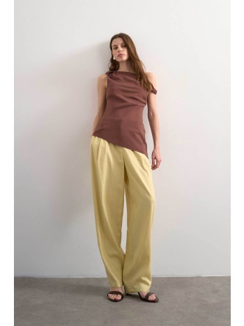 topshop γυναικείο παντελόνι straight fit `katina` 
