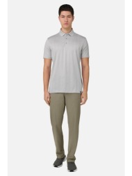 boggi milano ανδρικό παντελόνι chino regular fit - bo26p005004 γκρι