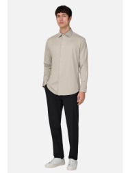 boggi milano ανδρικό παντελόνι chino regular fit `b tech` - bo26p005705 μπλε navy