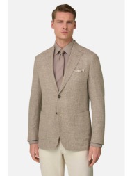 boggi milano ανδρικό μάλλινο σακάκι regular fit - bo26p045001 μπεζ