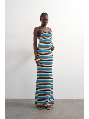 topshop γυναικείο maxi φόρεμα ριγέ `cajsa` - 31001105