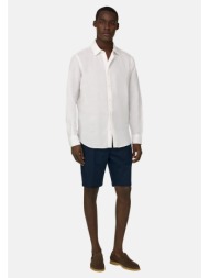boggi milano ανδρική βερμούδα chino regular fit - bo26p077101 μπλε navy