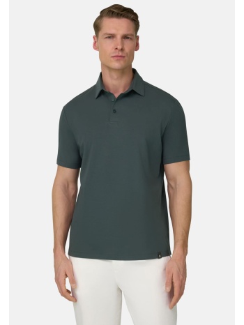 boggi milano ανδρική πόλο μπλούζα μονόχρωμη regular fit