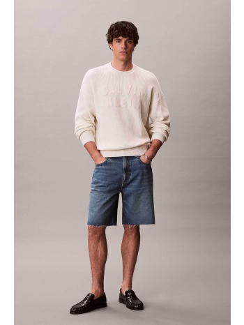 calvin klein jeans ανδρική βερμούδα denim relaxed fit 
