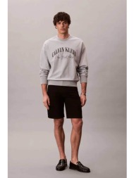 calvin klein jeans ανδρική βερμούδα denim regular fit - lv04rf794g μαύρο