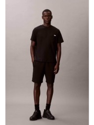 calvin klein jeans ανδρική βερμούδα regular fit - lv04rf282g μαύρο