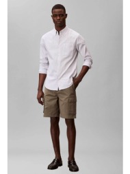 calvin klein jeans ανδρική βερμούδα cargo με ελαστική μέση και λογότυπο regular fit - lv04rb618g λαδ