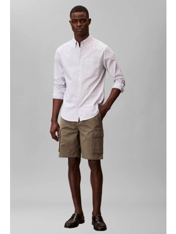 calvin klein jeans ανδρική βερμούδα cargo με ελαστική μέση