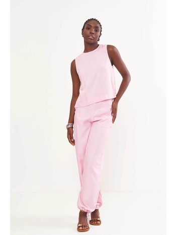 colcci γυναικείο αμάνικο τοπ μονόχρωμο straight fit 