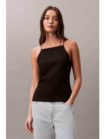 calvin klein jeans γυναικείο τοπ αμάνικο με λεπτή τιράντα