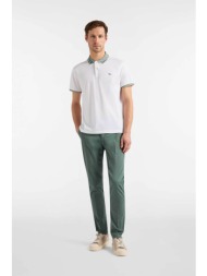 harmont & blaine ανδρικό παντελόνι chino με κεντημένο λογότυπο regular fit - wnq300053163 πράσινο σκ