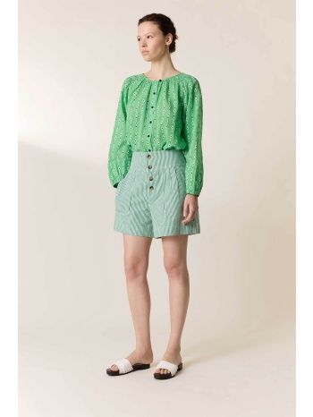 leon & harper γυναικείο σορτς ριγέ `short qitu` - qitu