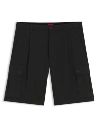 hugo boss ανδρική cargo βερμούδα regular fit - 50556891 μαύρο
