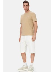 hugo boss ανδρική denim βερμούδα regular fit `hugo 838/s` - 50561648 λευκό