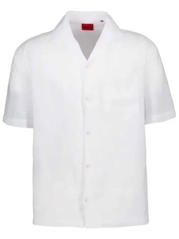hugo boss ανδρικό πουκάμισο μονόχρωμο oversized fit