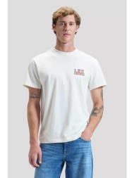 lee® ανδρικό t-shirt με λογότυπο και lettering στο πίσω μέρος relaxed fit `vinyl` - 112376488 υπόλευ