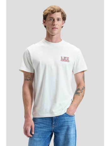 lee® ανδρικό t-shirt με λογότυπο και lettering στο πίσω