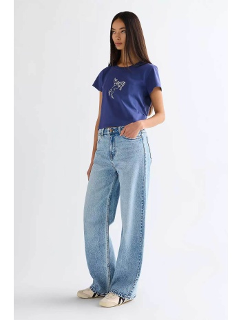 wrangler® γυναικείο τζιν παντελόνι πεντάτσεπο loose