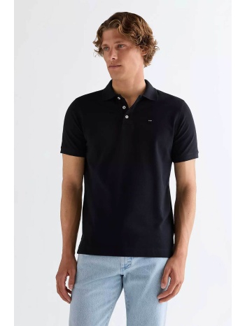 wrangler® ανδρική μπλούζα πόλο με λογότυπο regular fit 