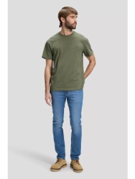 lee® ανδρικό τζιν παντελόνι πεντάτσεπο slim tapered fit `luke` - 112376414 denim blue