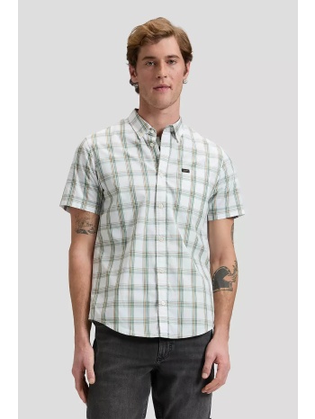 lee® ανδρικό πουκάμισο button down με τσέπη και ριγέ σχέδιο