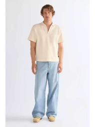 wrangler® ανδρικό τζιν παντελόνι πεντάτσεπο baggy fit - 112377846 denim blue ανοιχτό